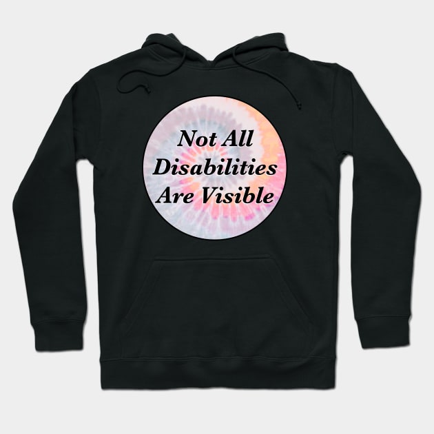 Not All Disabilities Are Visible Hoodie by Football from the Left